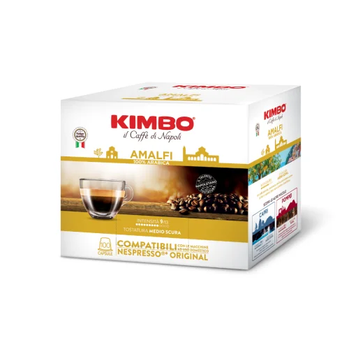 Kimbo Nespresso Kapseln Amalfi 100% Arabica (100 Kapseln)