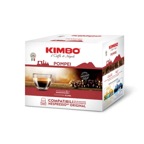 Kimbo Nespresso Kapseln Pompei (100 Kapseln)